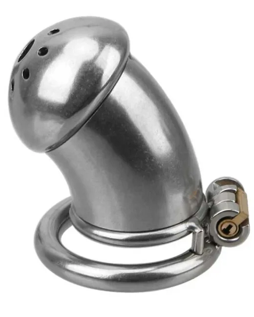 BDSM Paslanmaz Çelik Penis Kafesi – Tasarım 01