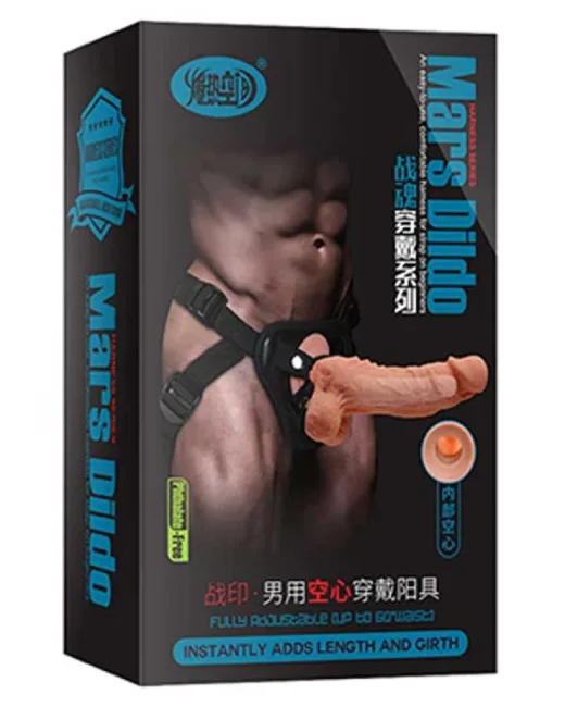 Mars İçi Boş Belden Bağlamalı 17,5 cm Penis Kılıfı – Et Dokulu, Hissedilir Damarlı alternatif görünüm