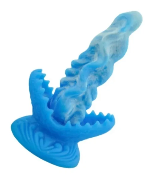 Mavi Canavar Dildo – Silikon