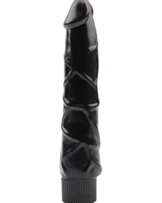 Rubicon Gerçekçi Koyu Ten Rengi Vibratör – 21,5 cm – Hissedilir Damarlı