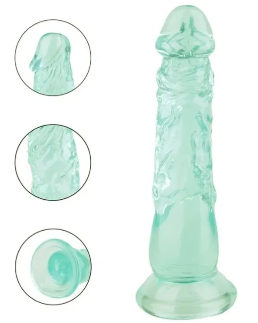 20 cm Yeşil Dildo – Medikal Silikon