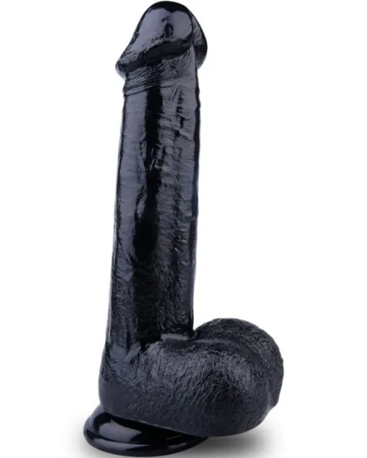 24 cm Siyah Dildo – Medikal Silikon – 4,5 cm Kalınlık alternatif görünüm