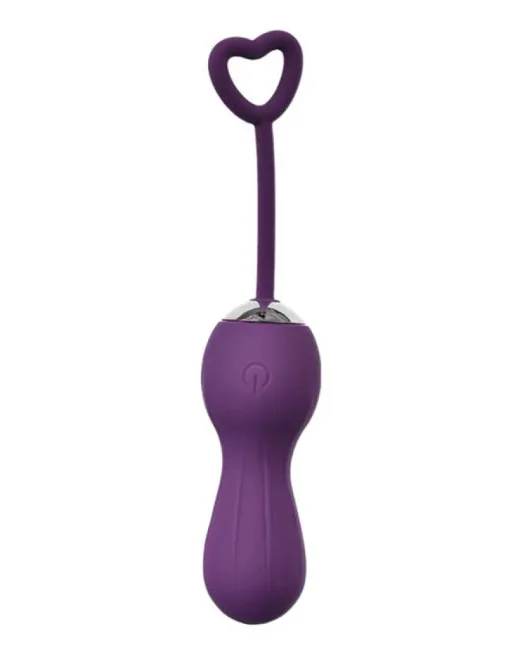 Telefon Kontrollü Mini Vibratör Mor – Şarjlı, Uygulama Kontrollü alternatif görünüm