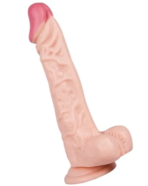 27 cm Realistik Dildo – Medikal Silikon – 5,5 cm Kalınlık