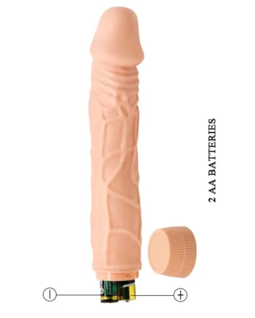 Güçlü Titreşimli 22,5 cm Realistik Vibratör – Hissedilir Damarlı