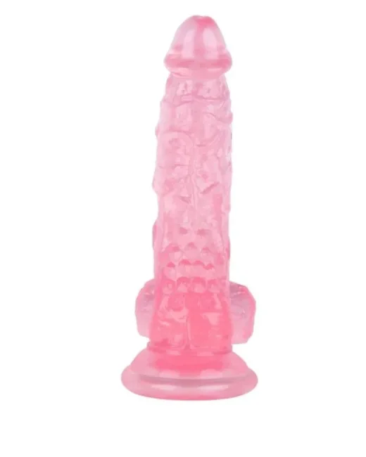 18,5 cm Pembe Dildo – Medikal Silikon – 4 cm Kalınlık
