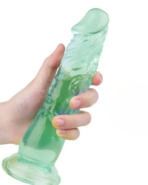 20 cm Yeşil Dildo – Medikal Silikon