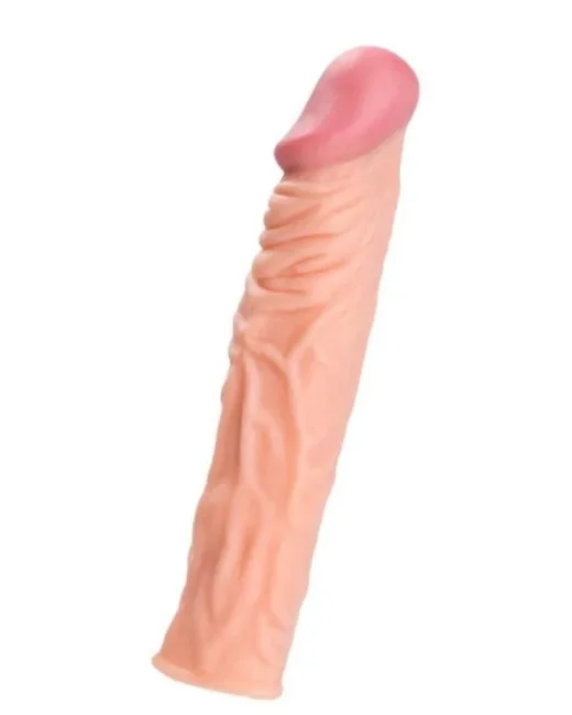 Penis Kılıfı Yumuşak Et Dokulu Ten Rengi 19,5 cm