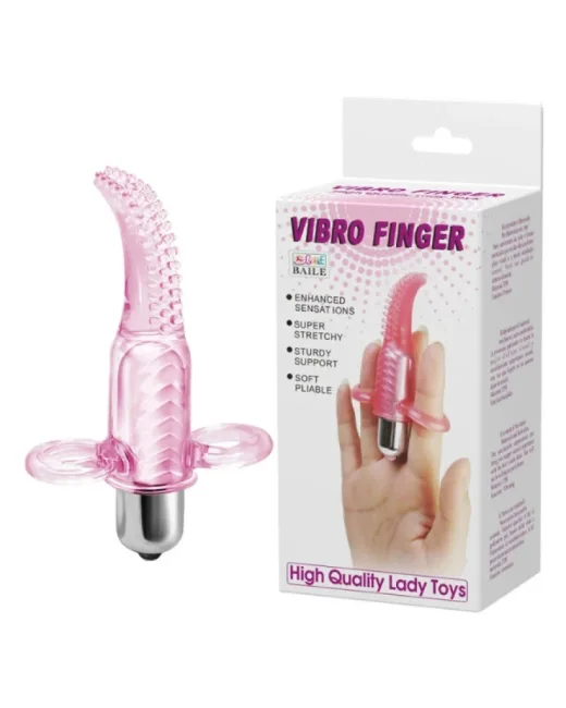 Vibro Finger 10 Titreşimli Teknolojik Vibratör Vajinal Klitoral Vibratör
