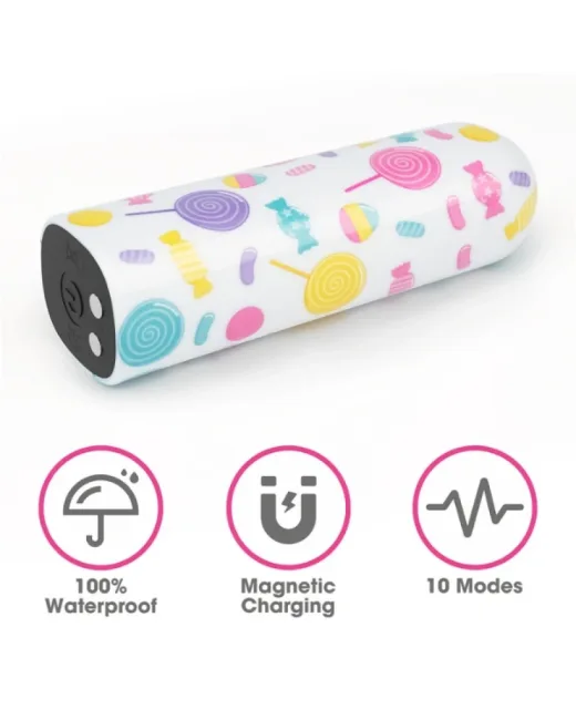 Şarjlı Lollipop Massager Kurşun Vibratör alternatif görünüm
