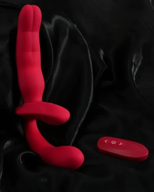 L-Join Strapless Vibratör – 10 Farklı Titreşim Modu, Uzaktan Kumandalı, Şarjlı G Nokta Uyarıcılı Tasarım