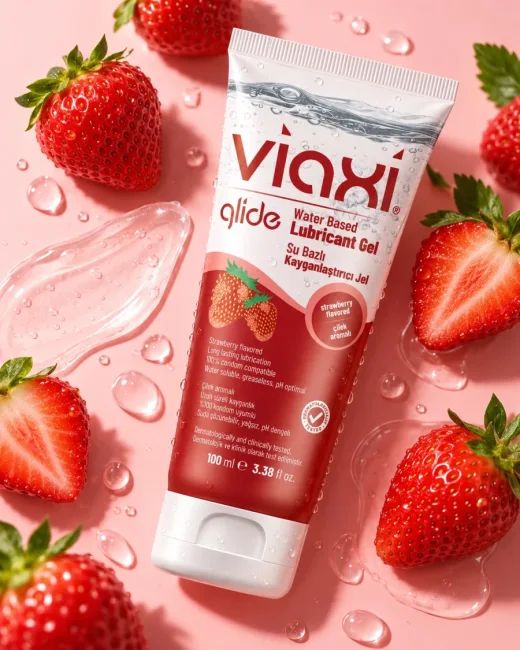 Çilek Aromalı Su Bazlı Kayganlaştırıcı Jel 100 ml