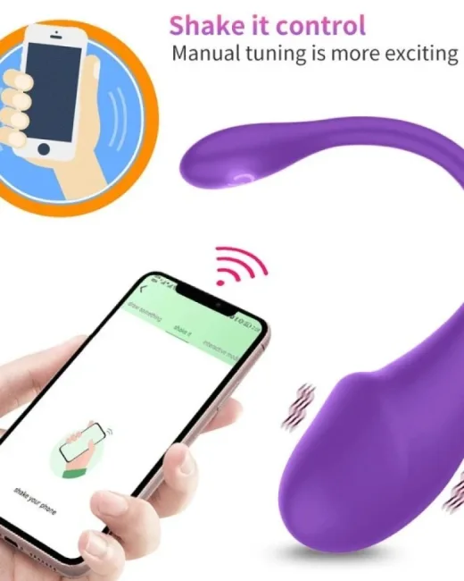 Telefon Kontrollü Mor Vibratör – Uygulama Kontrollü