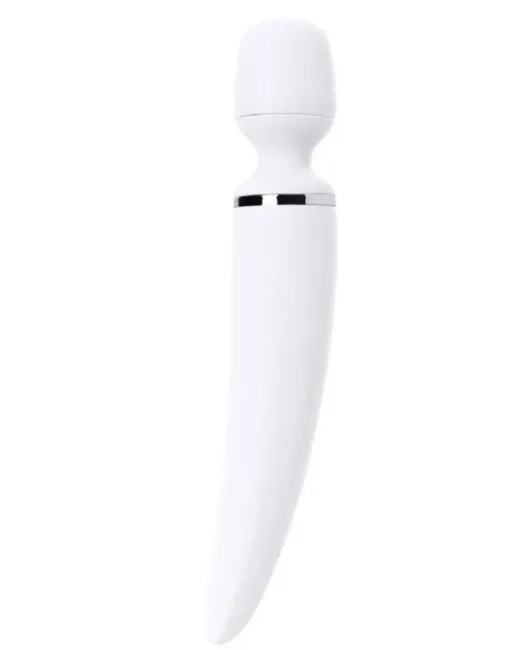 Satisfyer Wand-er Woman Beyaz Vibratör 34 cm – Silikon alternatif görünüm
