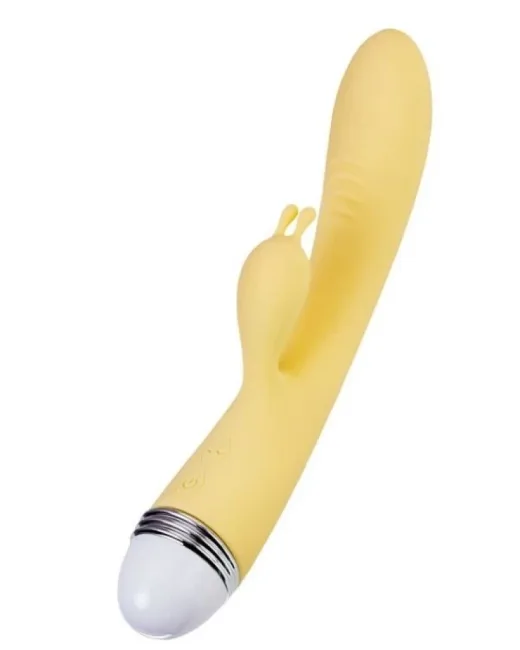 Flovetta Aster Klitoral Uyarıcı Vibratör Silikon Sarı 22 cm – Şarjlı