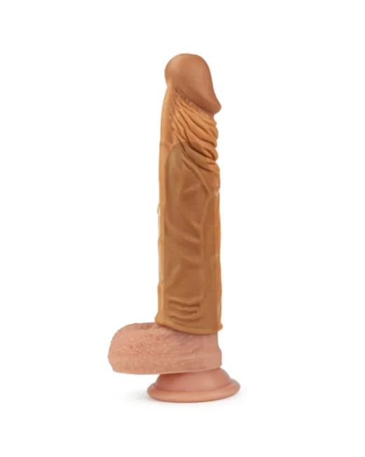 Add 2" Pleasure X Tender Penis Kılıfı Kahverengi – Hissedilir Damarlı