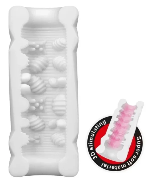 Super Soft Material 3d Stimulating Kiko Kola Kutusu Şeklinde Mastürbatör
