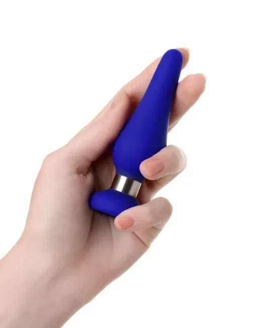 Slassic Anal Plug Beden S mavi 10 cm – Silikon