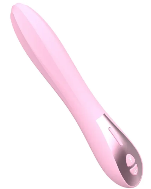 Xuanai Özel Kabartmalı Şarjlı Vibratör – Pembe – Tasarım 02