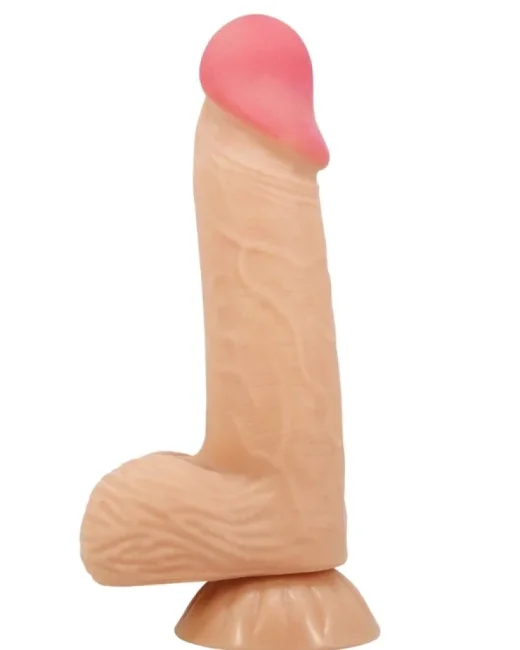 Lisle 8,1 i̇nç Kıkırdak Yapılı Gerçek Deri Yapılı Dildo – Hissedilir Damarlı