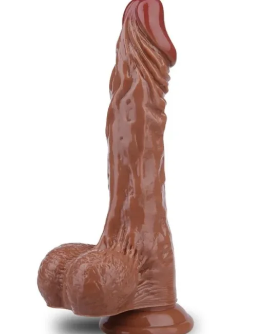 25,2 cm Kahverengi Dildo – Medikal Silikon alternatif görünüm