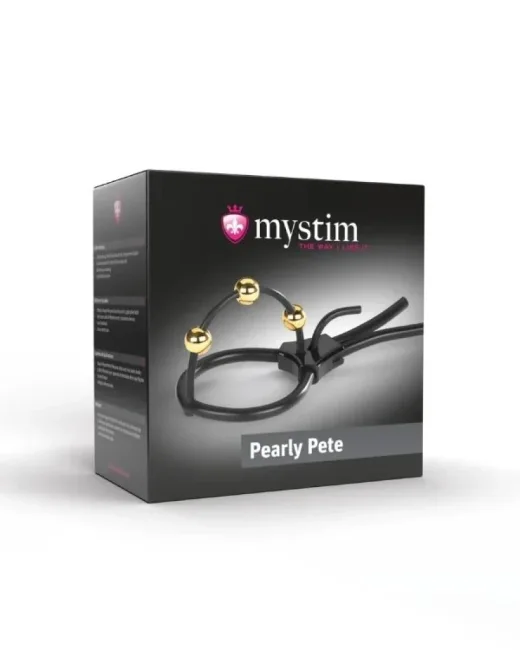 Mystim Pearly Pete Elektrik Penis Halkası – Medikal Silikon