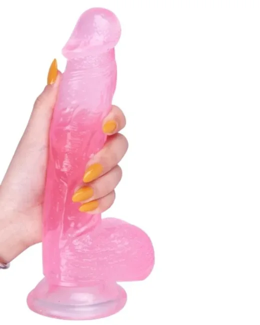 22 cm Pembe Dildo – Medikal Silikon