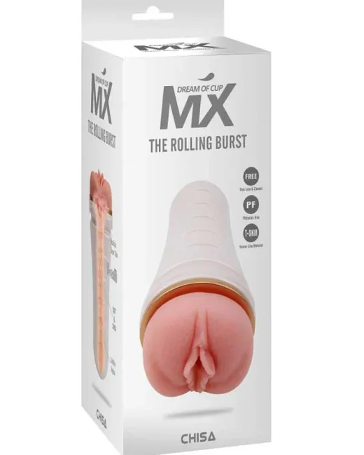 MX The Rolling Burst Suni Vajina Mastürbatörü – Medikal Silikon
