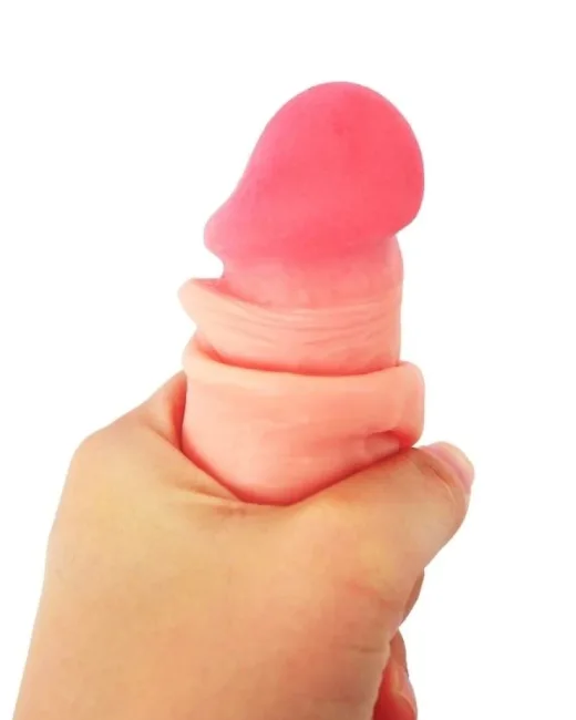 Ultra Gerçekçi 20 cm Kıkırdaklı Dildo – Hissedilir Damarlı