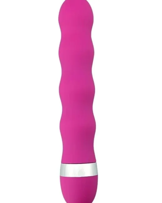 Boğumlu Pembe Vibratör – 11 cm Kullanılabilir
