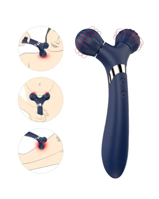 S-Hande Twig Vibratör Mavi – Silikon, Şarjlı
