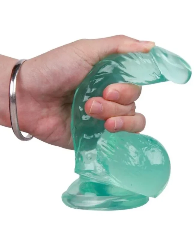 16,5 cm Yeşil Dildo – Medikal Silikon