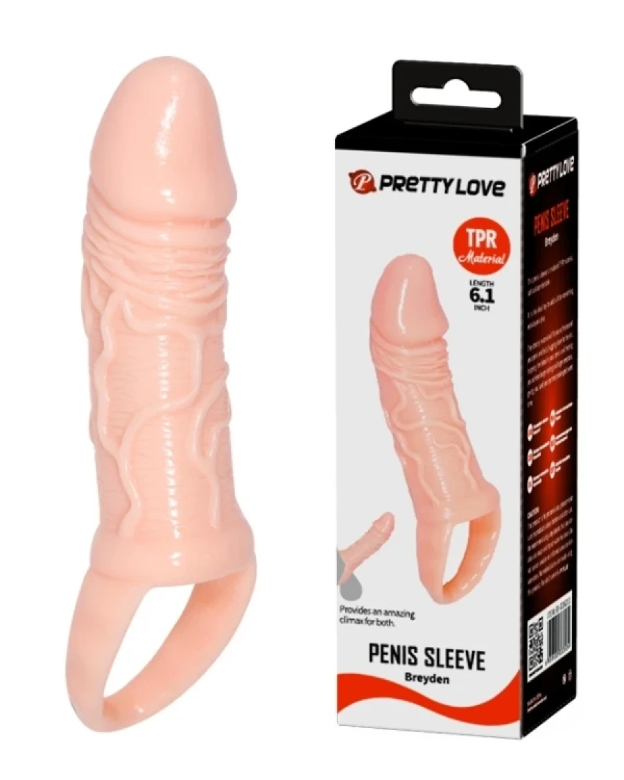 Penis Kılıfı Breyden 6.1 İnç Penis Kılıfı Testis Halkalı