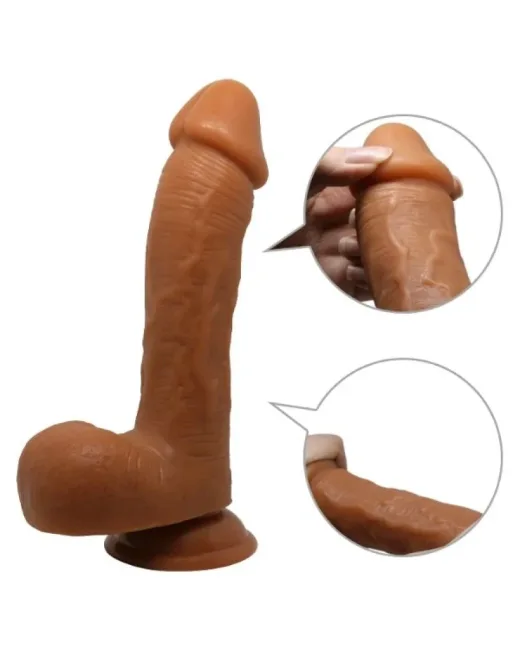 Realistik Vantuzlu Melez Penis Formlu Dildo alternatif görünüm