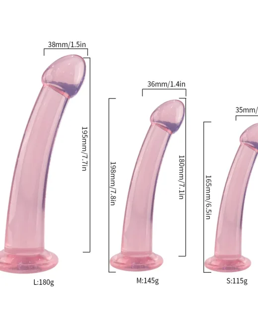 3'lü Yumuşak Dokuda Anal Jel Dildo Set – Vantuzlu