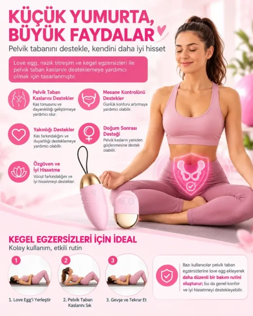 Spark of Love Kumandalı Giyilebilir Yumurta Vibratör