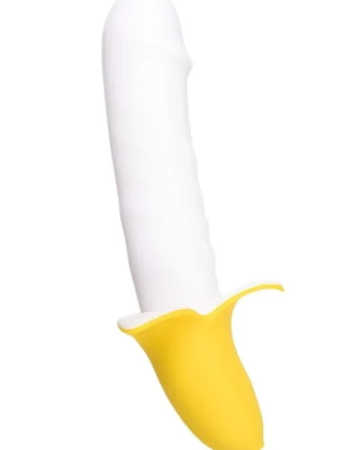 Jos B-NANA 19 cm Modern Tasarım Vibratör – Silikon, Şarjlı