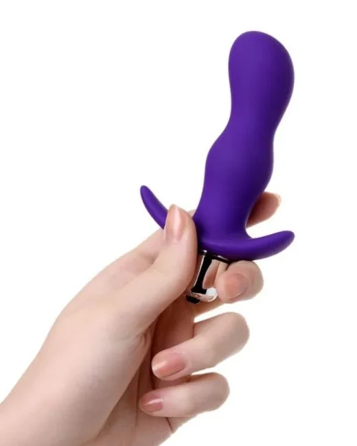 Vibro Anal Plug Mor 11,2 cm – Silikon alternatif görünüm