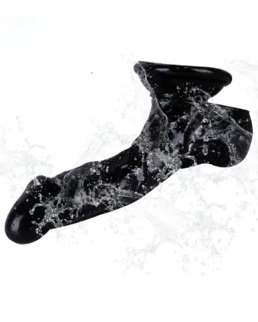16,5 cm Siyah Dildo – Medikal Silikon