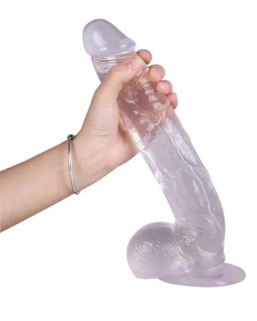 28 cm Beyaz Realistik Dildo – Medikal Silikon