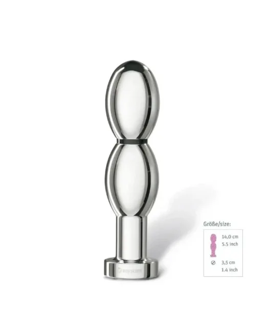 Mystim O(h!)-thello Çelik Anal ve Vajinal Elektirikli Dildo