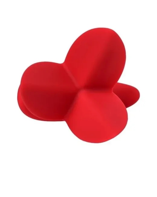 Flower Genişleyen Anal Plug Kırmızı 9 cm – Silikon