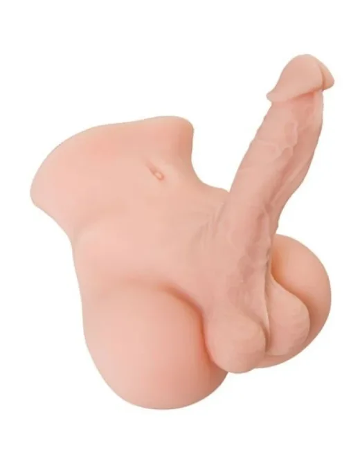Juicy Pussy Penis Mastürbatörü TPE Ten Rengi 25 cm 19 cm Dildo