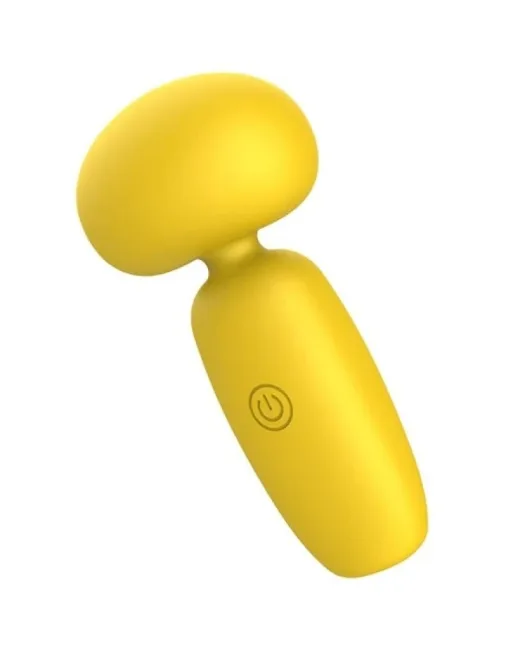 Chisa Buster Sarı Mantar Vibratör – Sıvı Silikon, Şarjlı