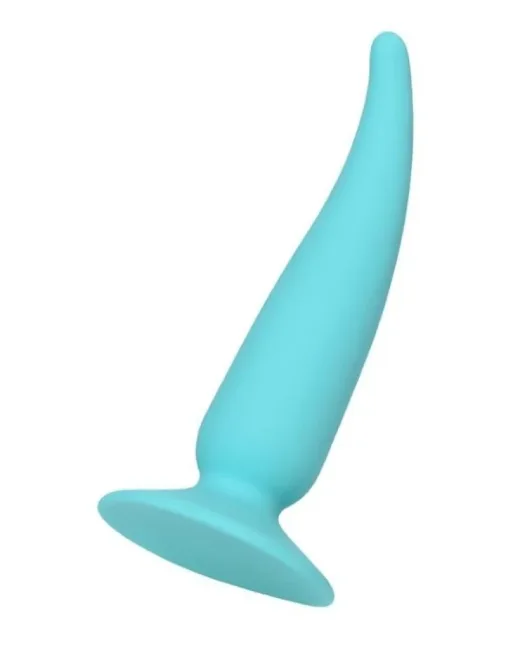 Sarru anal kılıfı silikon mavi 12,5 cm 2,7 cm – Vantuzlu