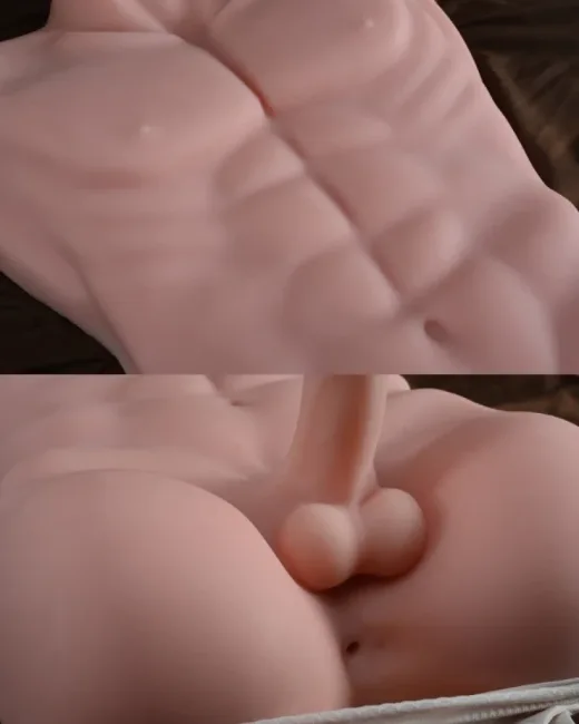L-Join Gerçekçi 11,3 kg Yarım Vücut Erkek Penis Mastürbatörü – TPE