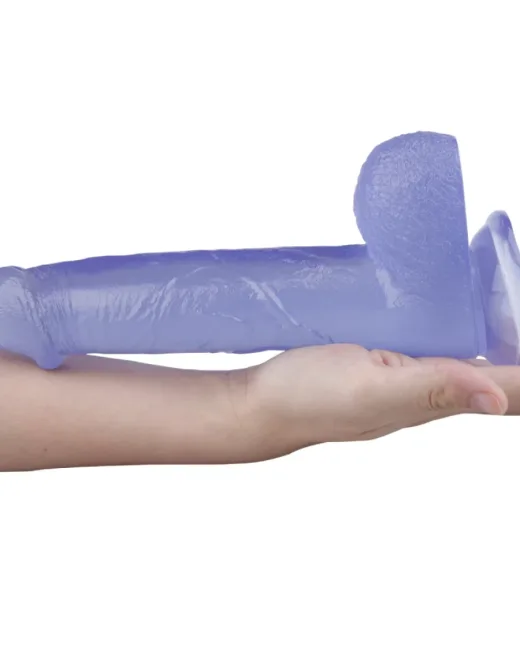 23 cm Mor Renk Penis Formlu Dildo