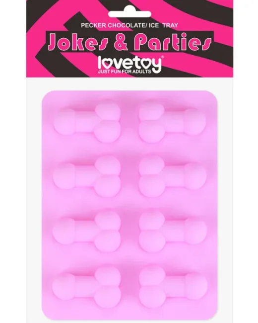 Çikolata, Jöle ve Buz İçin Penis Şeklinde Silikon Kalıp