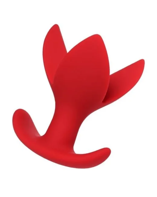 Flower Genişleyen Anal Plug Kırmızı 9 cm – Silikon