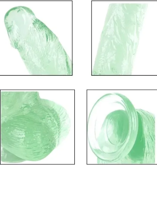 32 cm Yeşil Dildo – Medikal Silikon